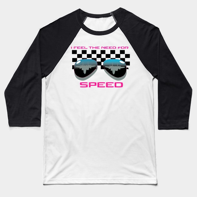 Need for speed Baseball T-Shirt by Spikeani